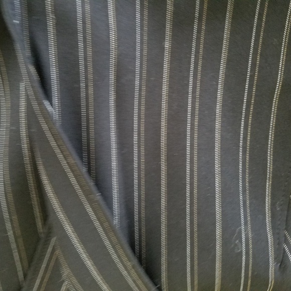 Anne Klein Stretch Black Pinstripe Blazer - Picture 8 of 8